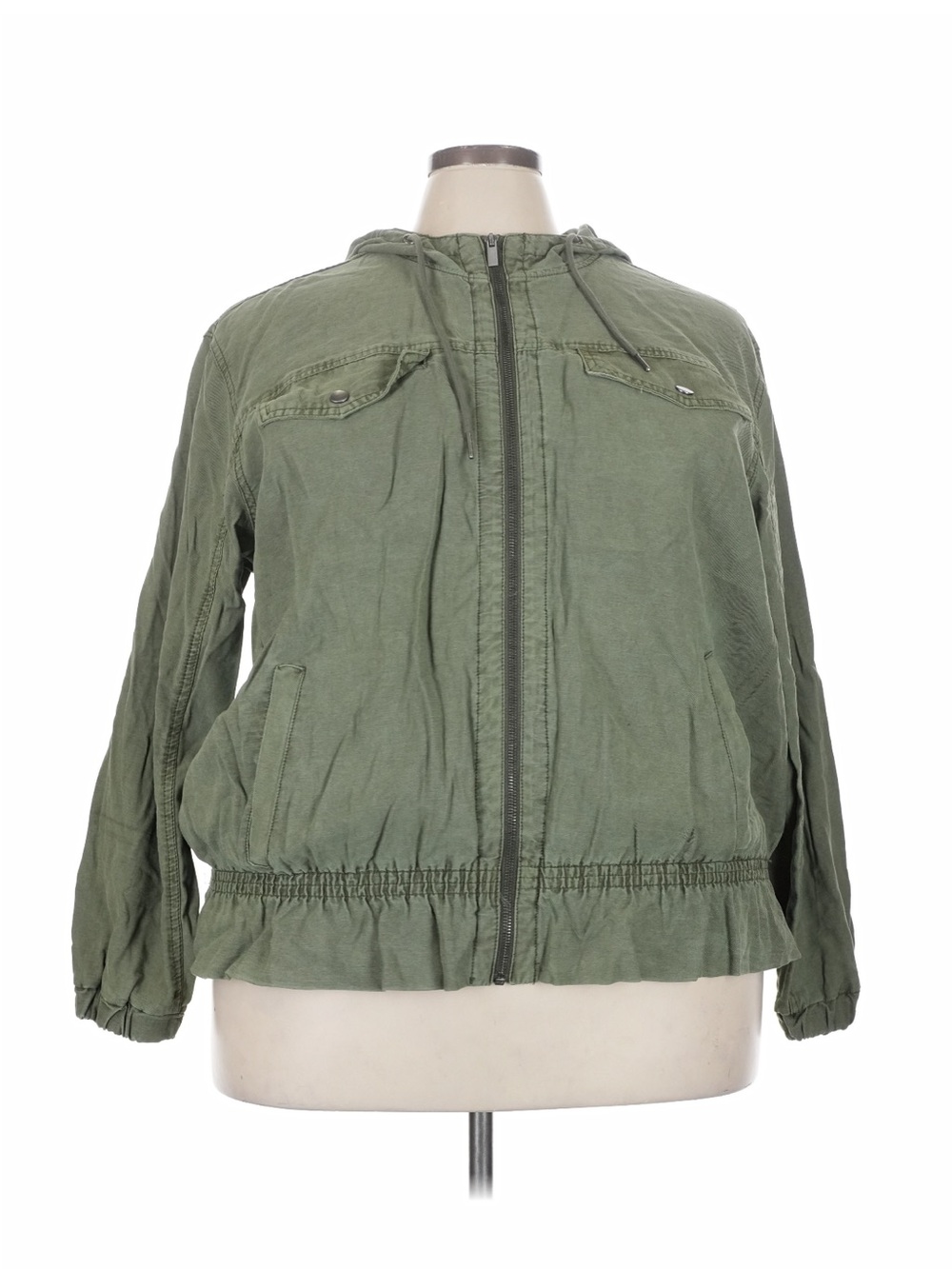 Maurice’s Hooded Utility Jacket - Olive Green